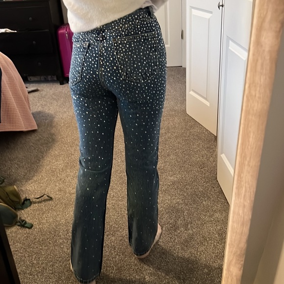 Zara embellished shiny jeans - Picture 8 of 9